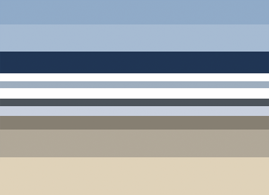Abstract Beach Seascape Painting Digital Wall Art