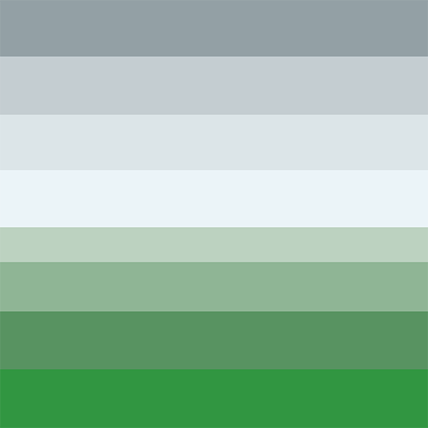 Abstract Misty Landscape